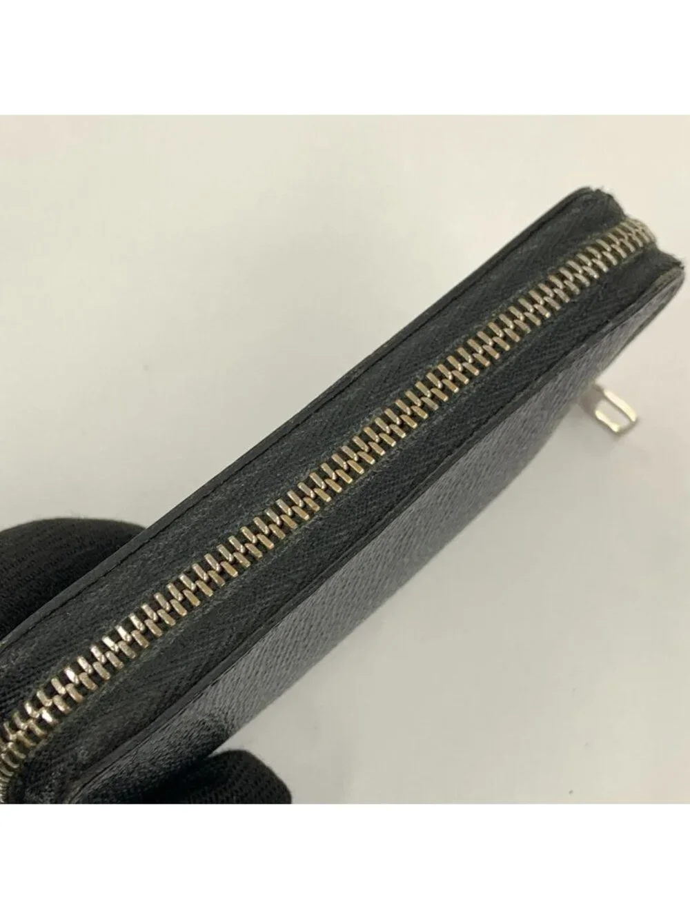 Louis Vuitton Damier Graphite Zippy Coin Purse Black